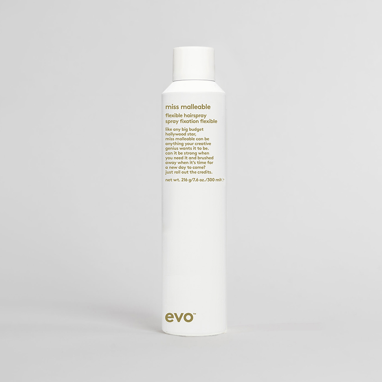 Evo Miss Malleable stiprios fiksacijos lakas 300ml