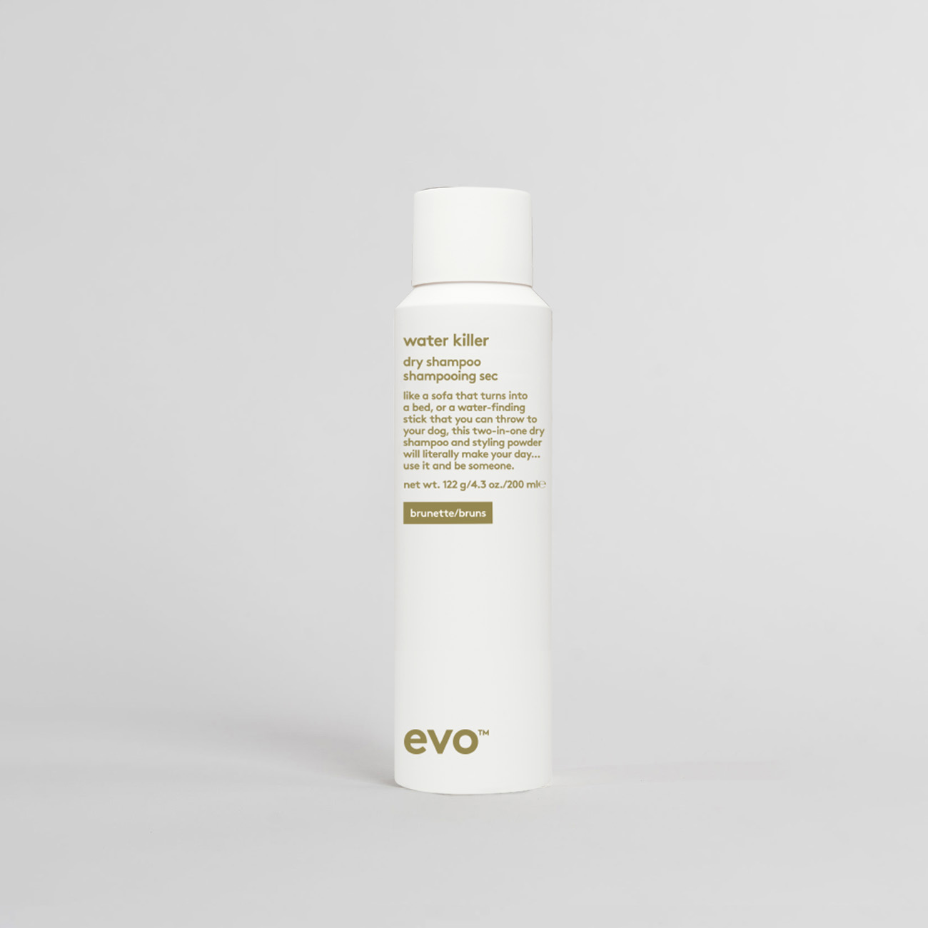 Evo Water Killer sausas šampūnas brunetėms 200ml