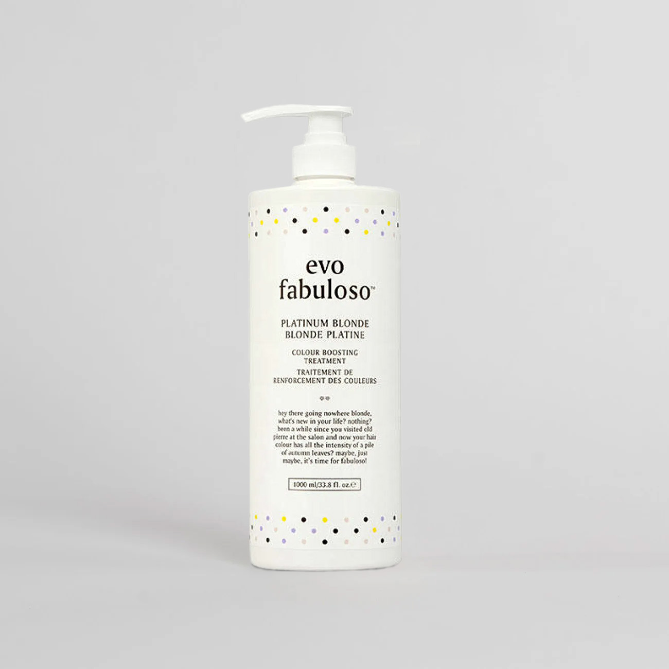 Evo Fabuloso Platinum Blonde spalvą palaikantis kondicionierius 1L