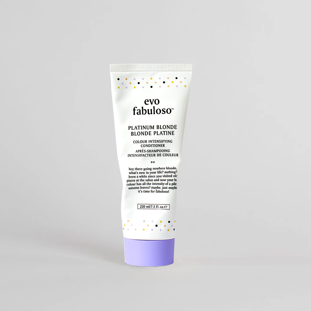 Evo Fabuloso Platinum Blonde spalvą palaikantis kondicionierius 220ml