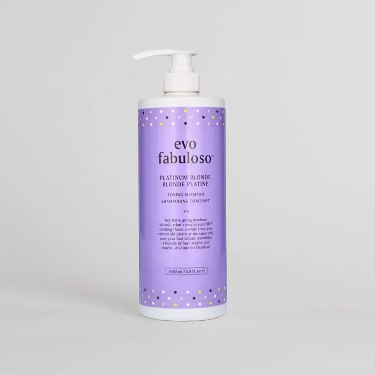 Evo Fabuloso Platinum Blonde tonuojantis šampūnas 1L