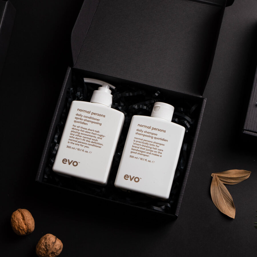 Evo rinkinys kasdienei plaukų priežiūrai: šampūnas ir kondicionierius