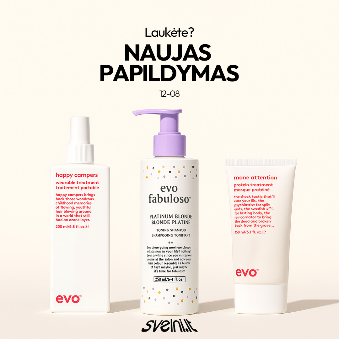 Evo plaukų priežiūros prekės mobile