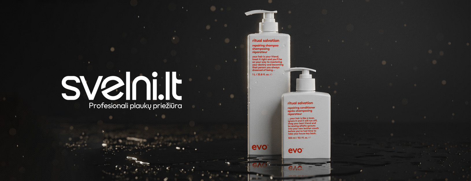 Evo plaukų priežiūros prekės