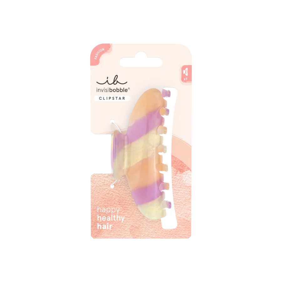 Invisibobble Clipstar Tricolor plaukų segtukas, L dydis