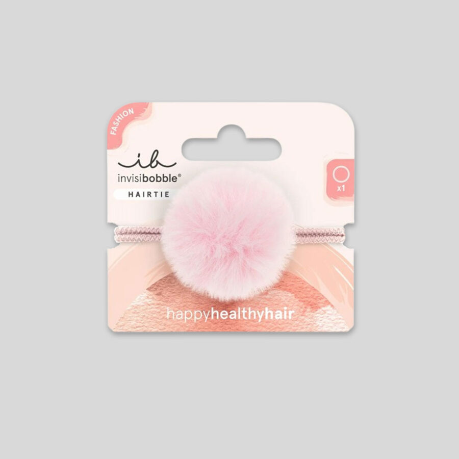 Invisibobble HAIRTIE Poof Plush plaukų gumytė