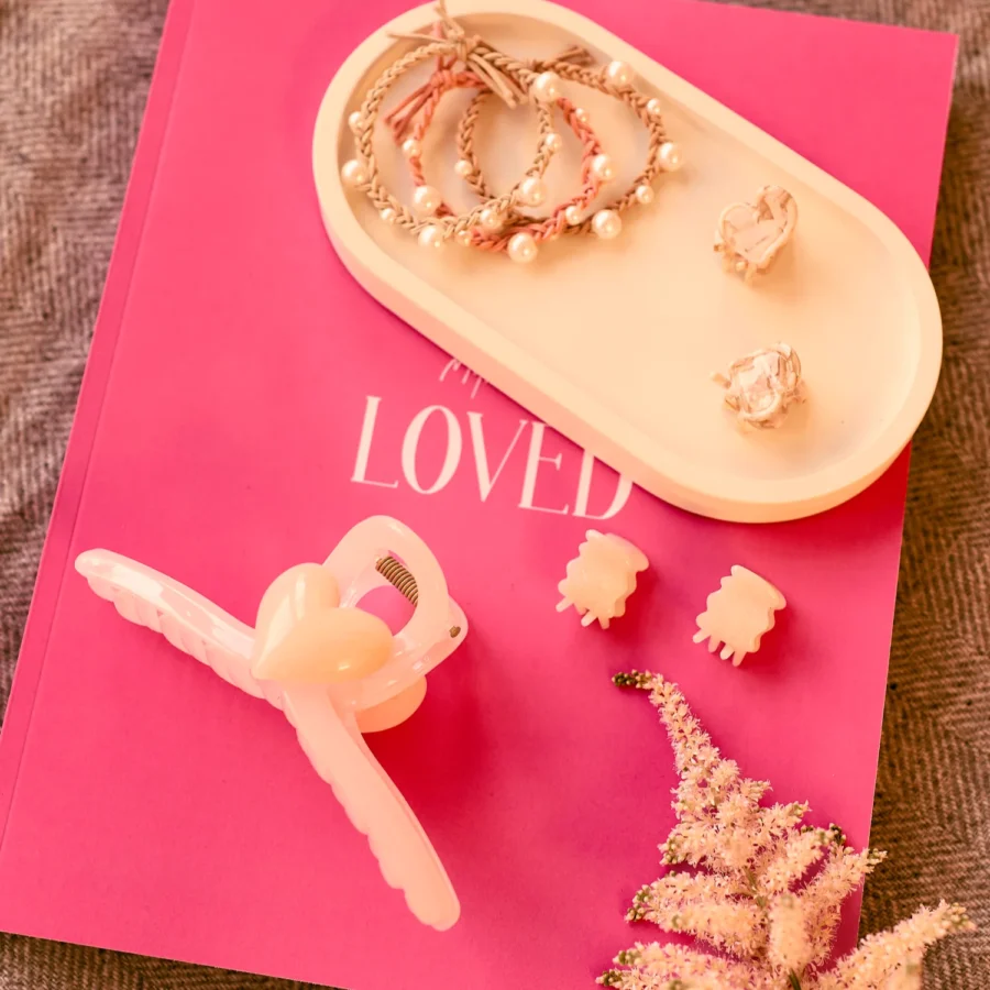 Invisibobble HAIRTIE Princess Pearl plaukų gumytės, 3 vnt.