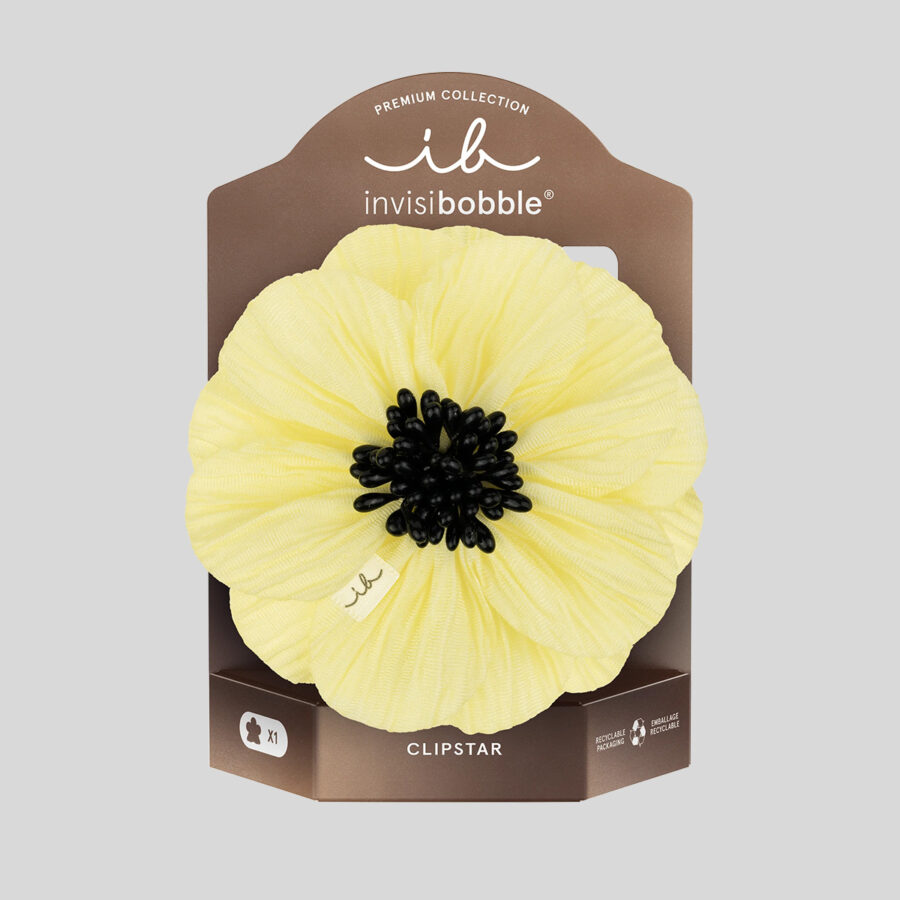 Invisibobble PREMIUM Bloom Honey plaukų segtukas