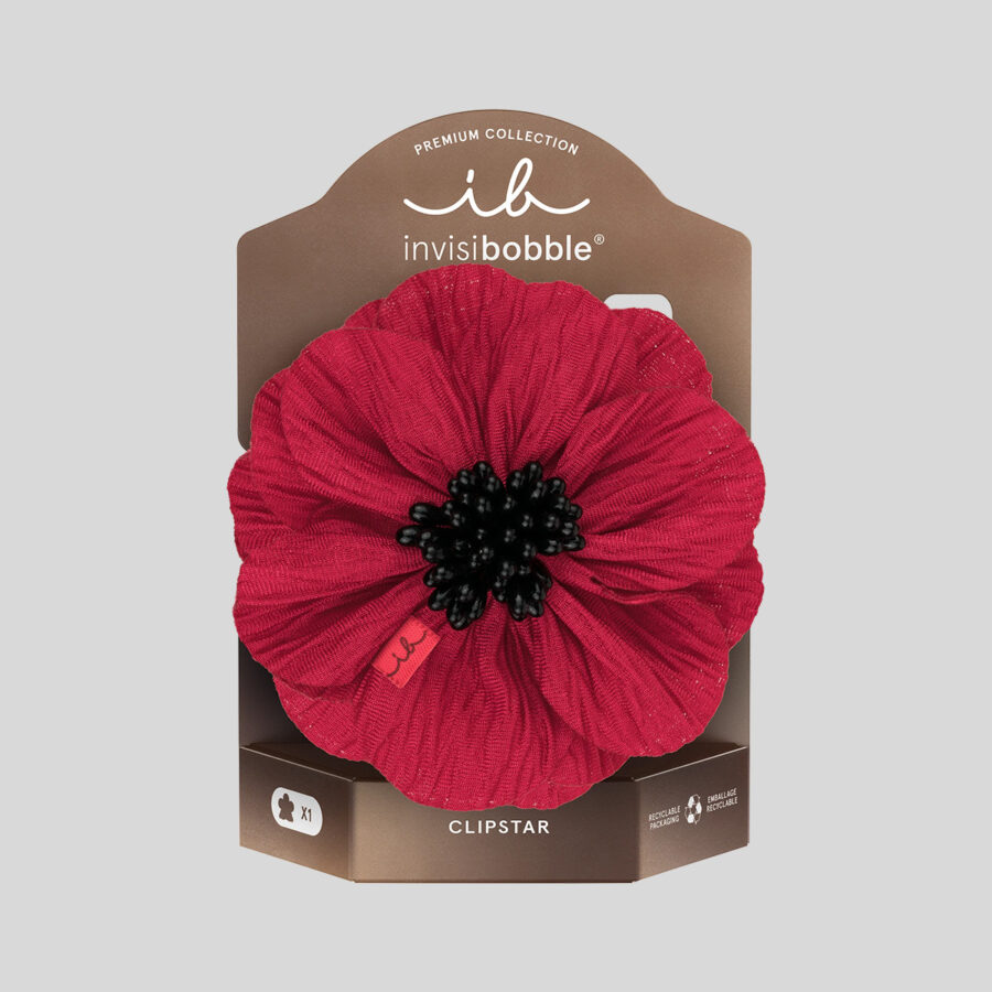 Invisibobble PREMIUM Bloom Rouge plaukų segtukas
