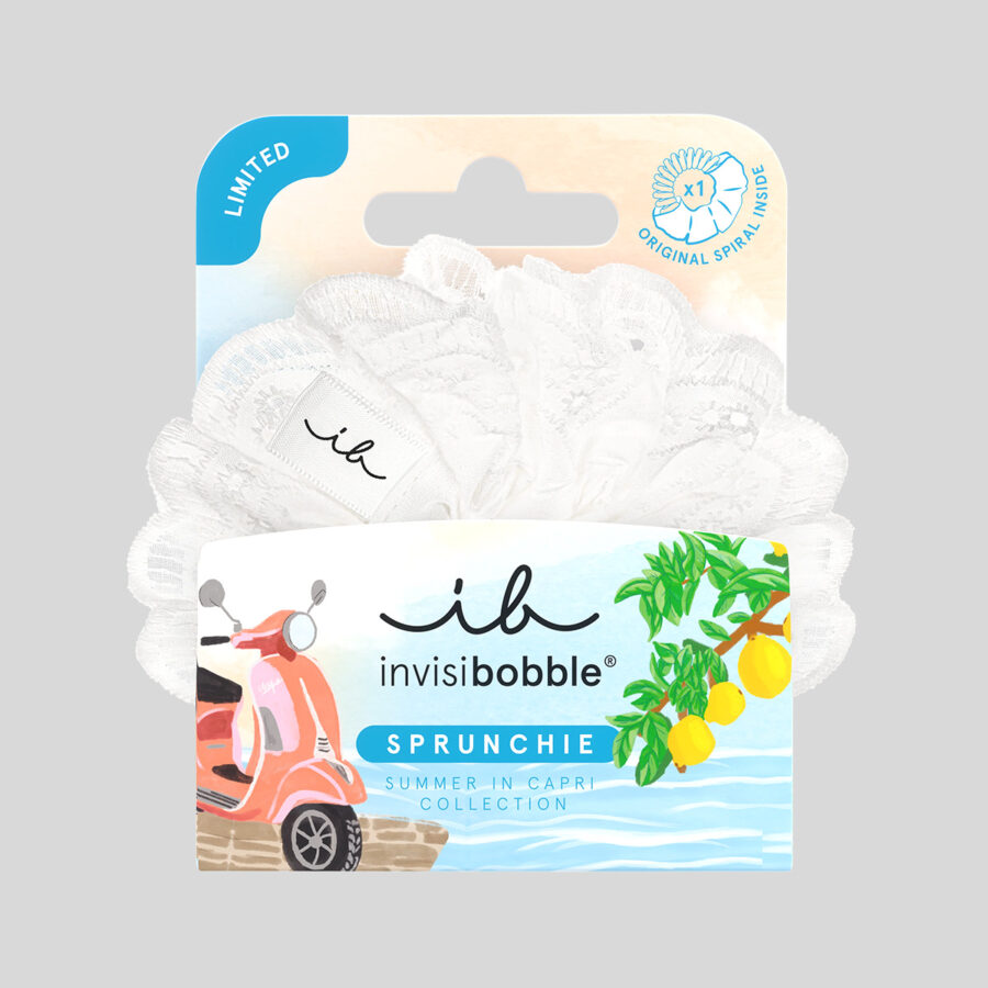 Invisibobble Sprunchie SIC Blanco Bliss plaukų gumytė