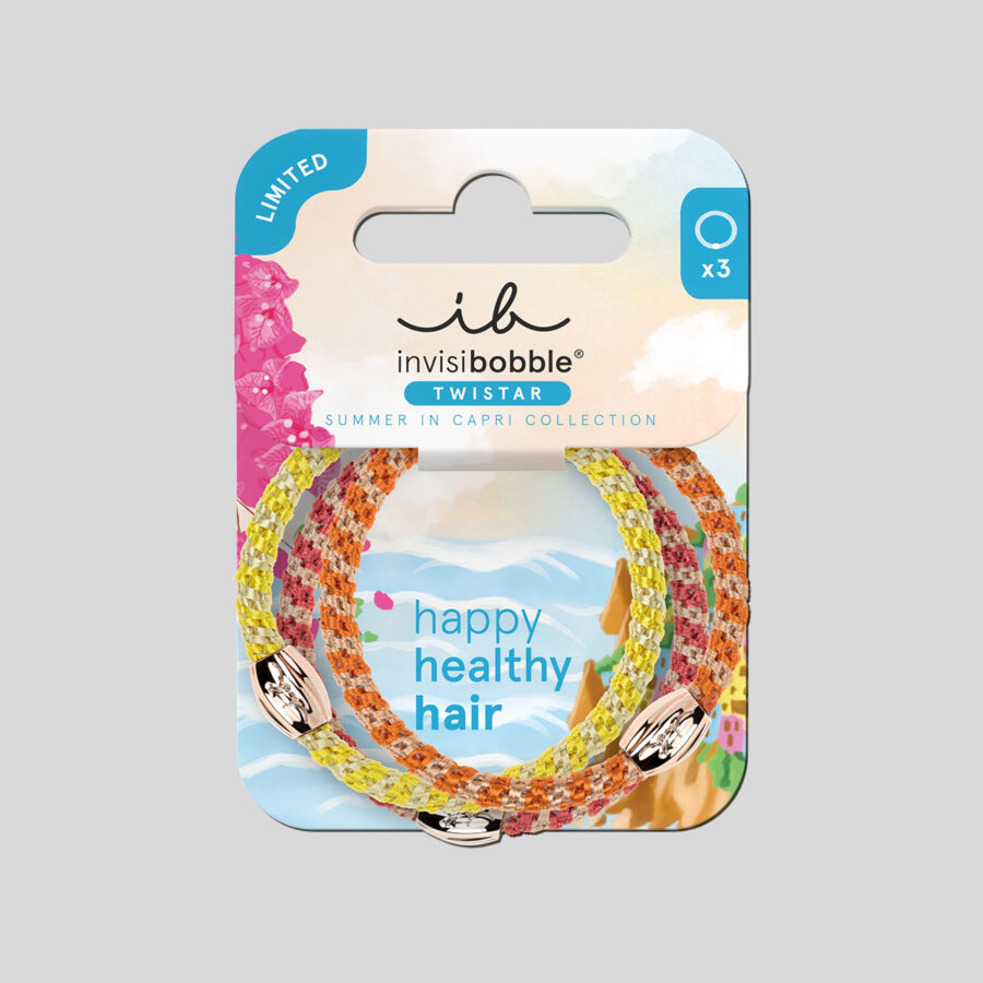 Invisibobble TWISTAR SIC Tuscany Twist plaukų gumytės, 3 vnt.