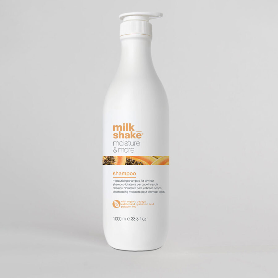 Milk Shake Moisture and More drėkinantis šampūnas 1000ml