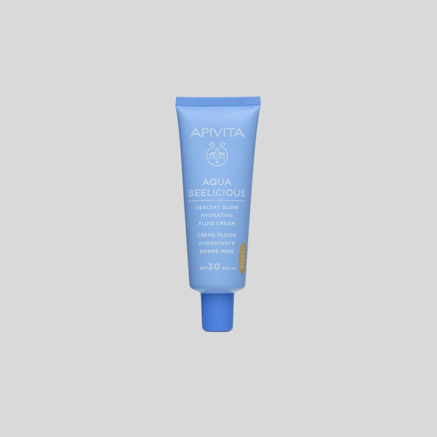 Apivita Aqua Beelicious SPF30 veido kremas su atspalviu, 40 ml