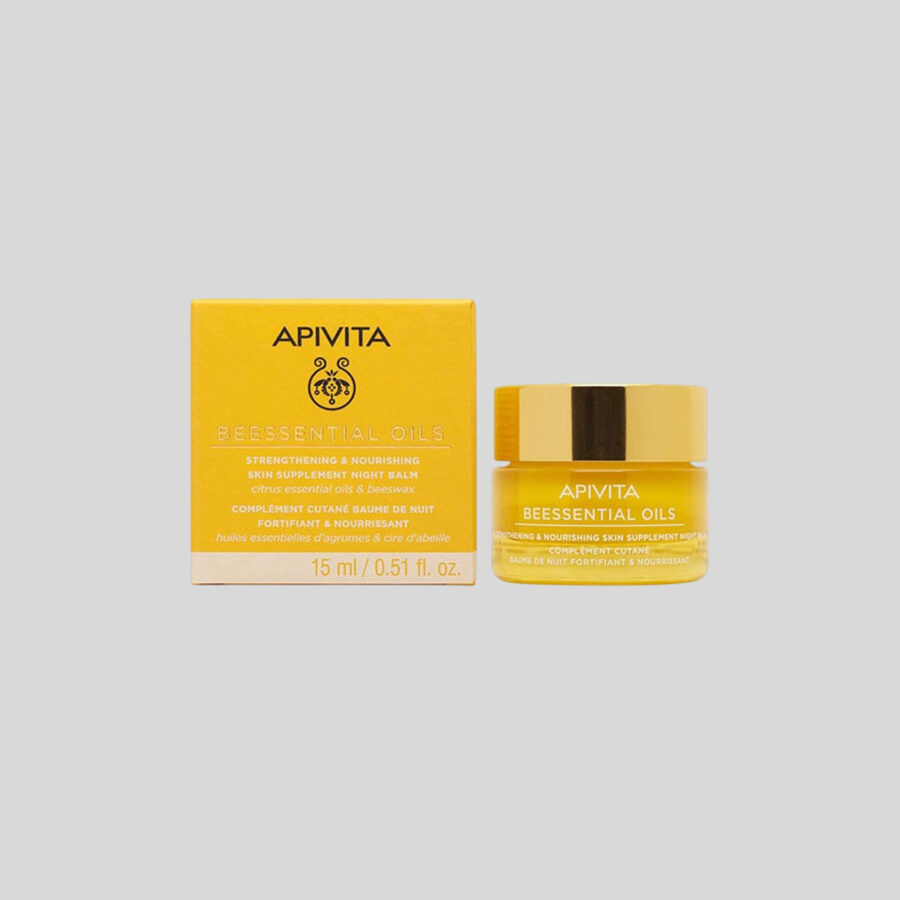 Apivita Beessential Oils naktinis veido balzamas, 15 ml
