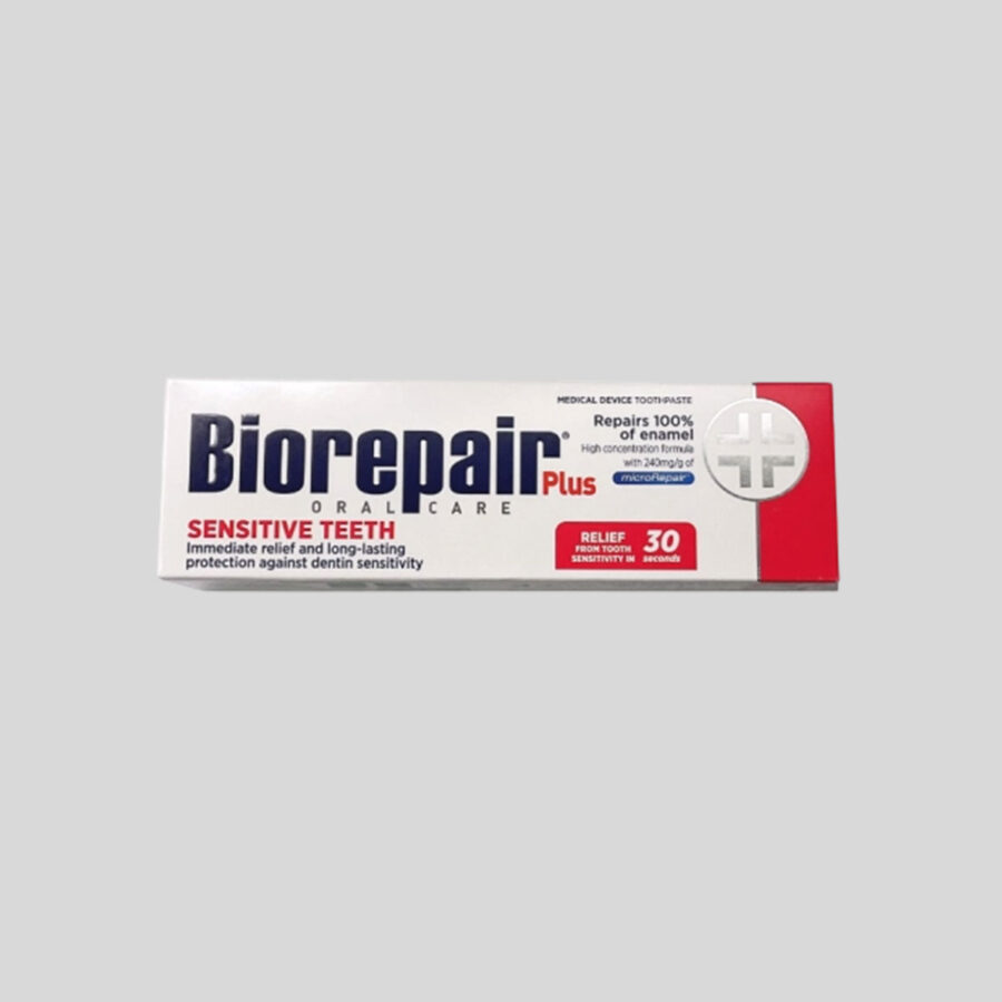 Biorepair Plus Sensitive Teeth dantų pasta jautriems dantims, 75 ml