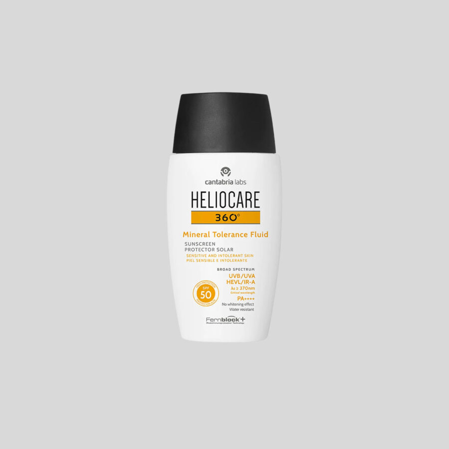 Cantabria Labs Heliocare 360 Mineral Tolerance Fluid veido fluidas su SPF 50, 50 ml
