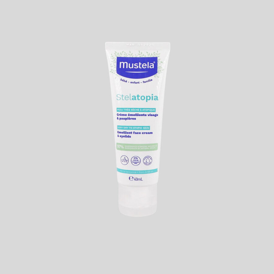 Mustela Stelatopia veido kremas vaikams, 40 ml