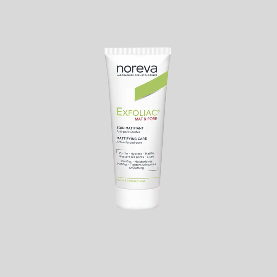 Noreva Exfoliac Mat and Pore Mattifying Care veido kremas, 30 ml