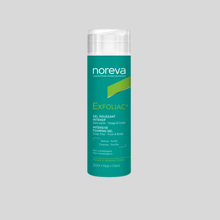Noreva Exfoliac intensyvaus poveikio putojantis gelis, 200 ml