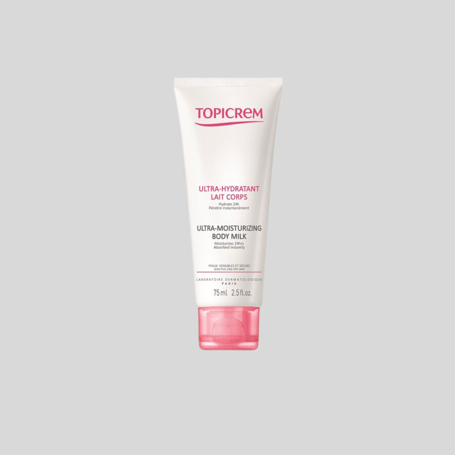 Topicrem Ultra-Moisturizing drėkinantis kūno pienelis, 75 ml