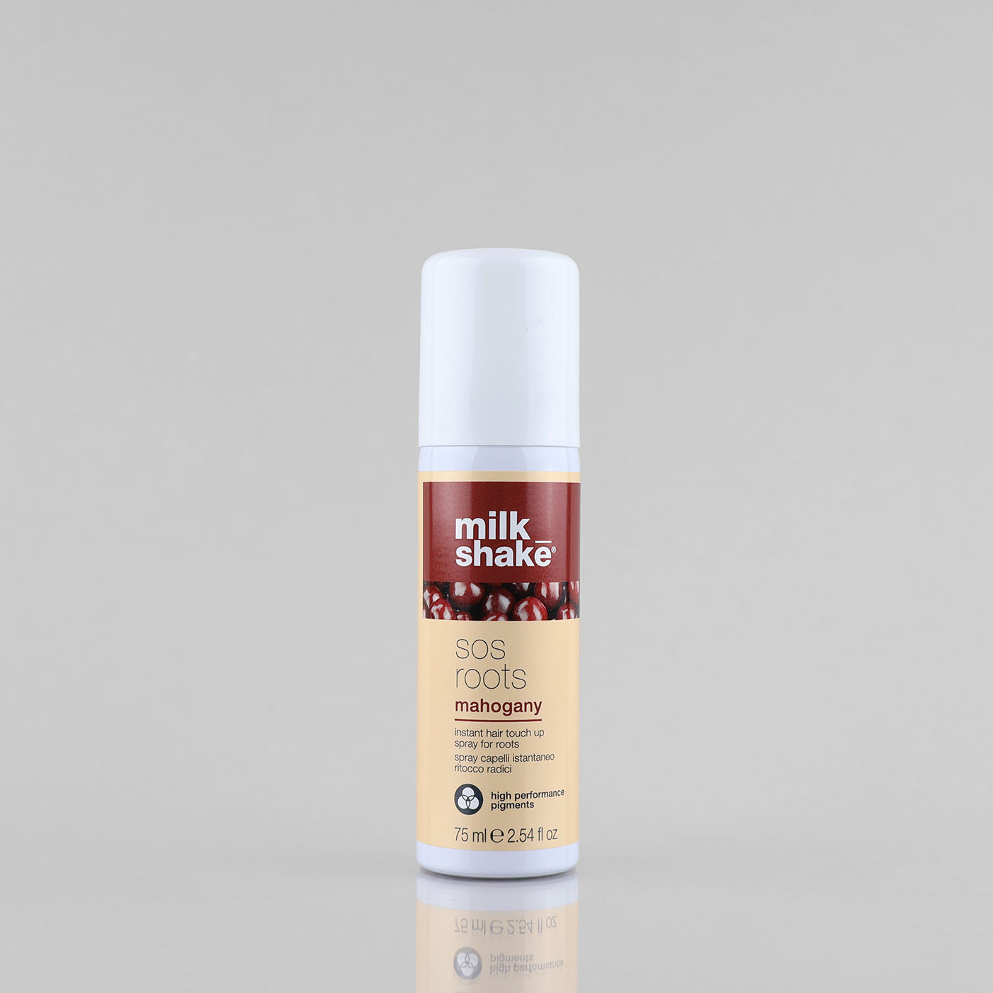 Milk Shake Sos Roots Mohogany plaukų šaknis maskuojantis purškiklis, 75 ml
