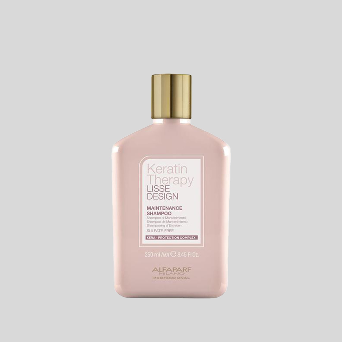 Alfaparf Milano Keratin Therapy Lisse Design Maintenance šampūnas po plaukų tiesinimo procedūros, 250 ml