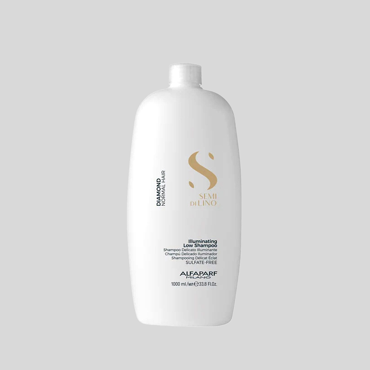 Alfaparf Milano Semi di Lino Diamond Illuminating žvilgesio suteikiantis šampūnas, 1000 ml