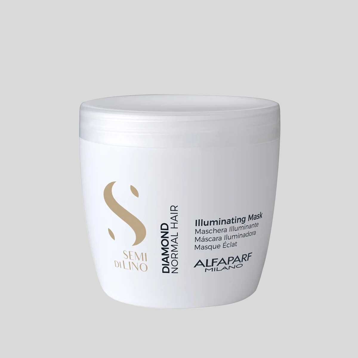 Alfaparf Milano Semi di Lino Diamond Illuminating žvilgesio suteikianti kaukė, 500 ml