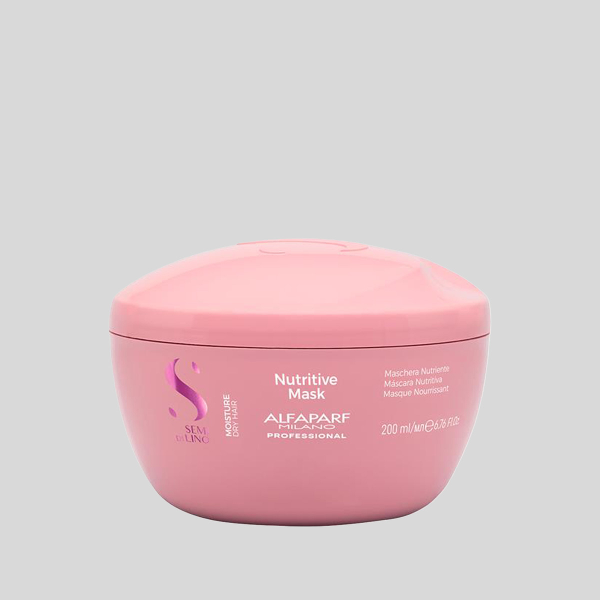 Alfaparf Milano Semi di Lino Moisture Nutritive kaukė sausiems plaukams, 200 ml