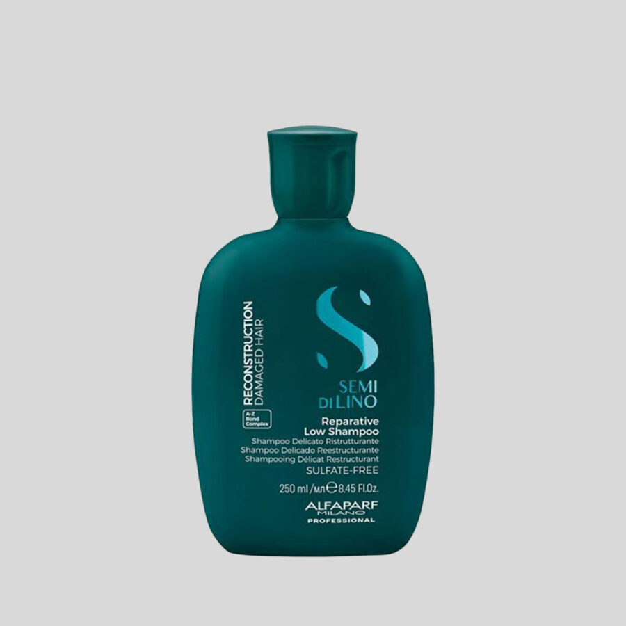 Alfaparf Milano Semi di Lino Reconstruction Reparative atkuriamasis šampūnas pažeistiems plaukams, 250 ml