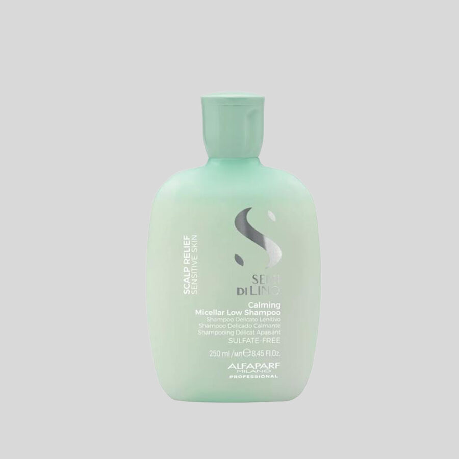 Alfaparf Milano Semi di Lino Scalp Relief Calming Micellar raminamasis micelinis šampūnas, 250 ml