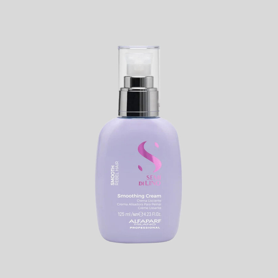 Alfaparf Milano Semi di Lino Smoothing glotninamasis kremas nepaklusniems plaukams, 125 ml