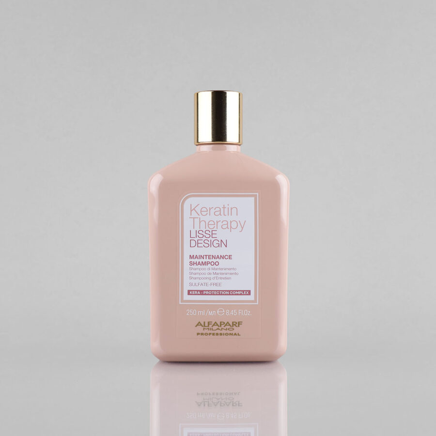 Alfaparf Milano Keratin Therapy Lisse Design Maintenance šampūnas po plaukų tiesinimo procedūros, 250 ml
