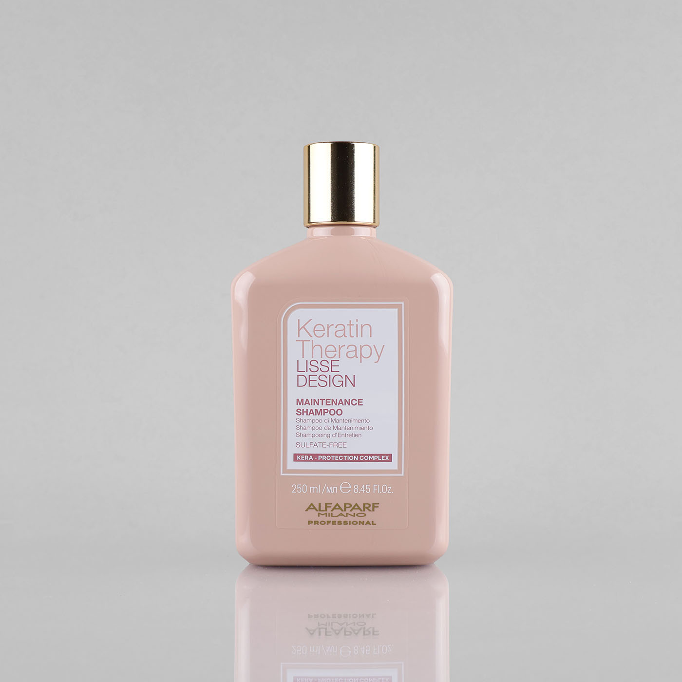 Alfaparf Milano Keratin Therapy Lisse Design Maintenance šampūnas po plaukų tiesinimo procedūros, 250 ml