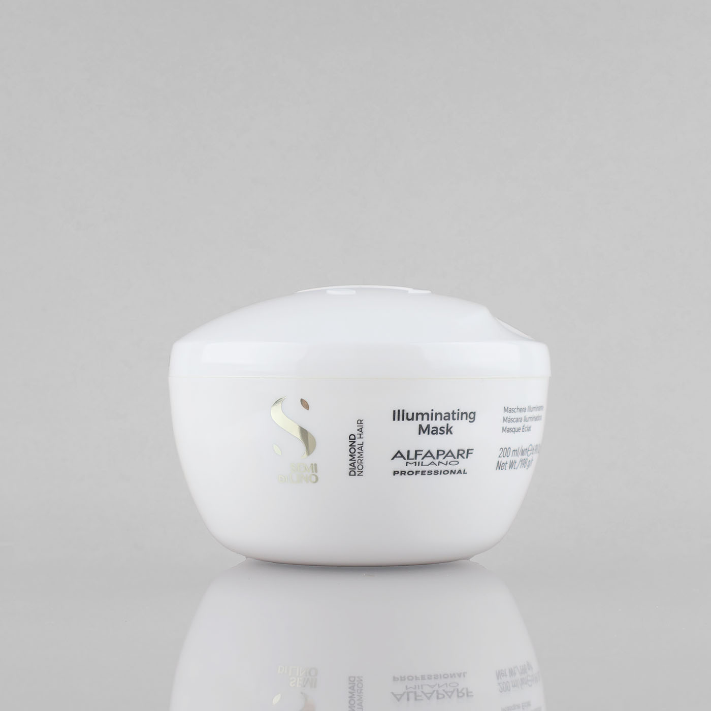Alfaparf Milano Semi di Lino Diamond Illuminating žvilgesio suteikianti kaukė, 200 ml