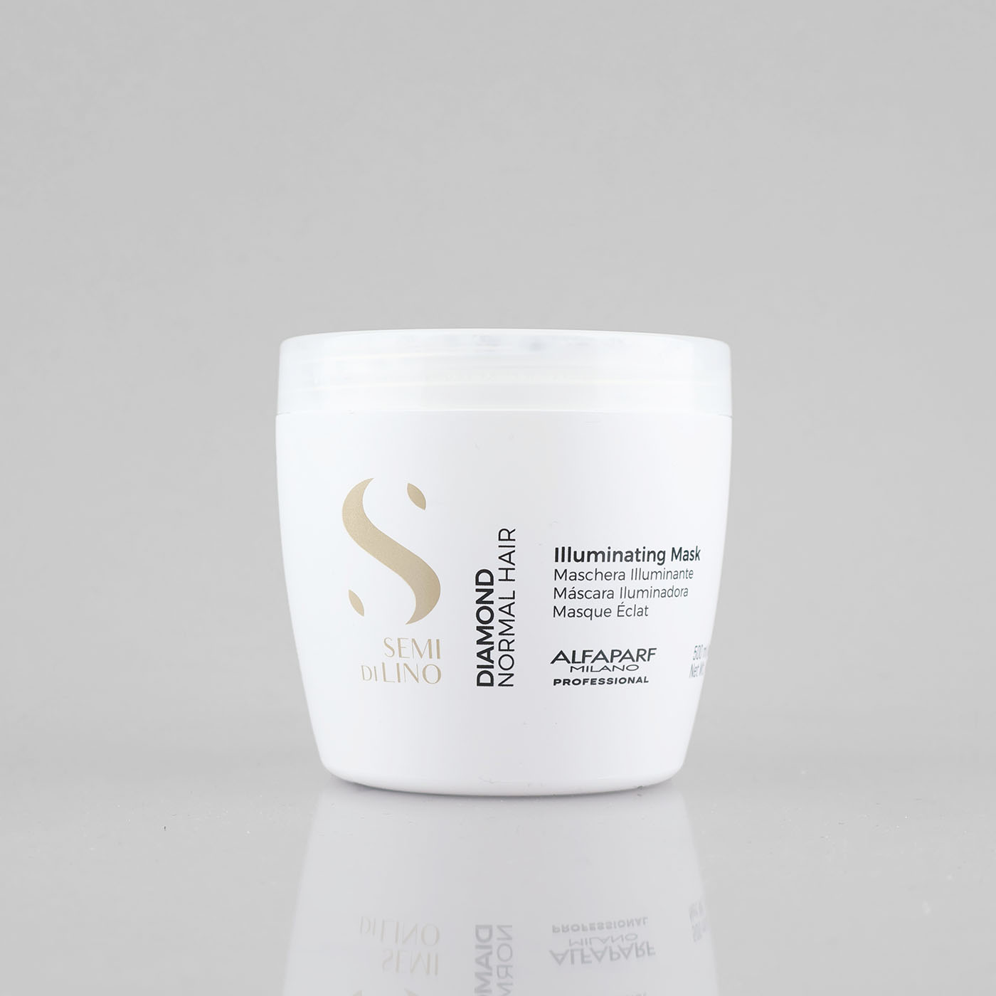 Alfaparf Milano Semi di Lino Diamond Illuminating žvilgesio suteikianti kaukė, 500 ml
