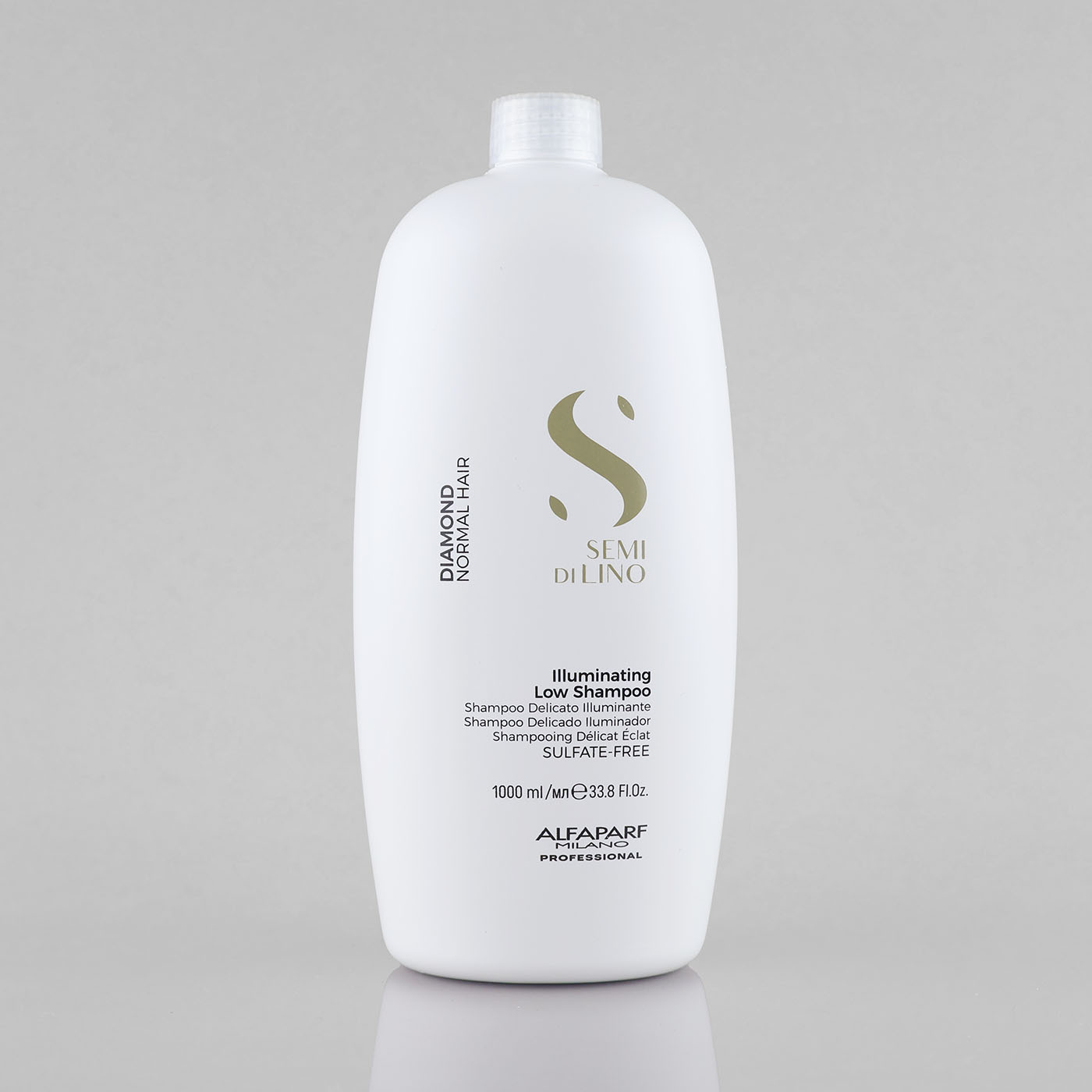 Alfaparf Milano Semi di Lino Diamond Illuminating žvilgesio suteikiantis šampūnas, 1000 ml