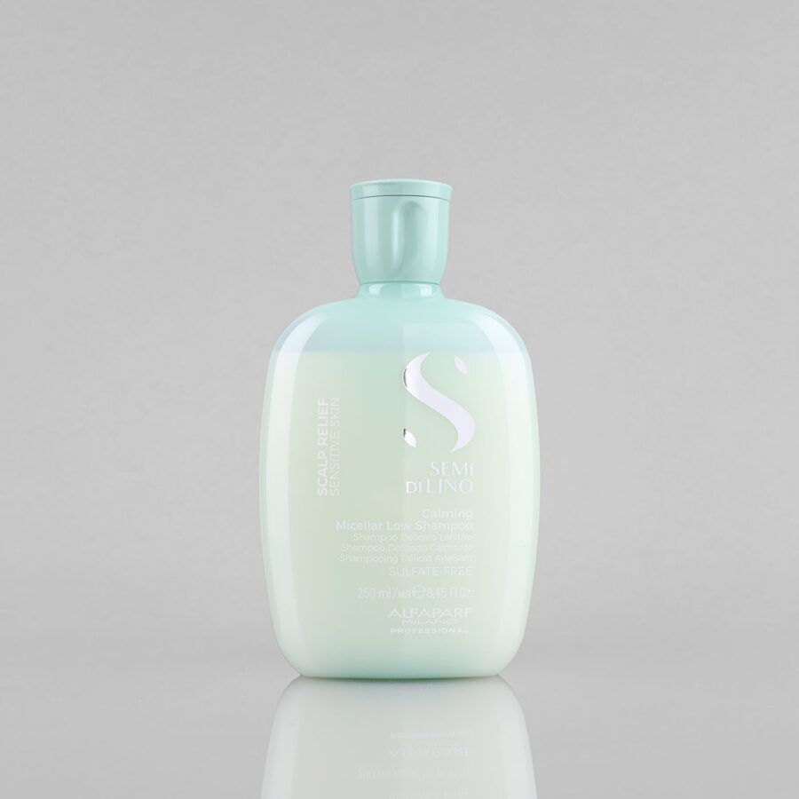 Alfaparf Milano Semi di Lino Scalp Relief Calming Micellar raminamasis micelinis šampūnas, 250 ml