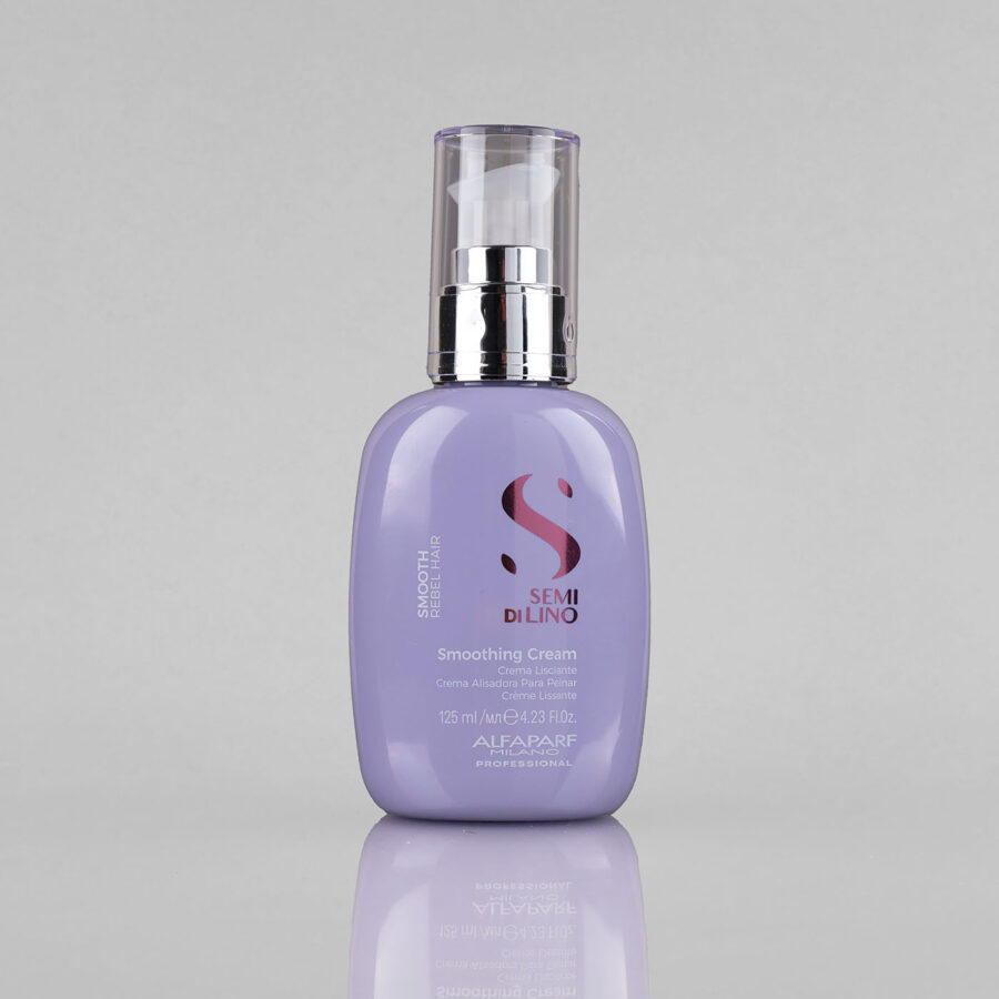 Alfaparf Milano Semi di Lino Smoothing glotninamasis kremas nepaklusniems plaukams, 125 ml