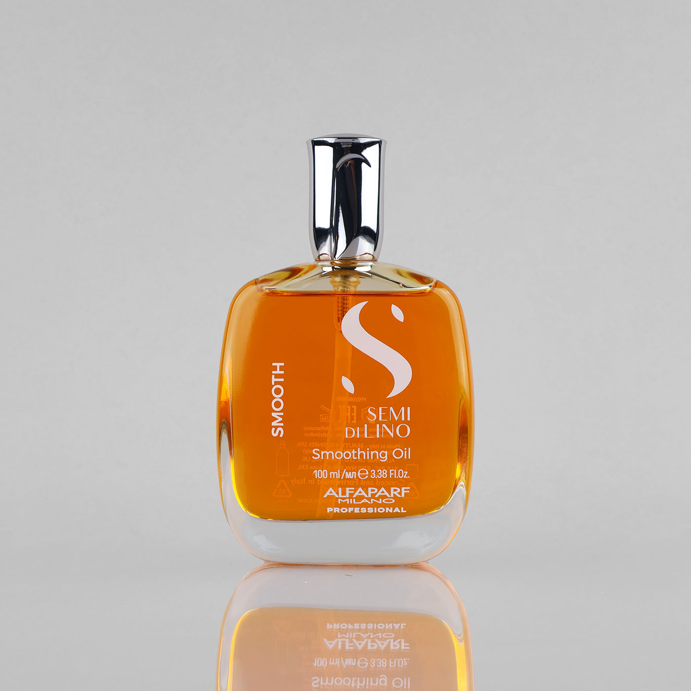 Alfaparf Milano Semi di Lino Smoothing glotninamasis plaukų aliejus, 100 ml