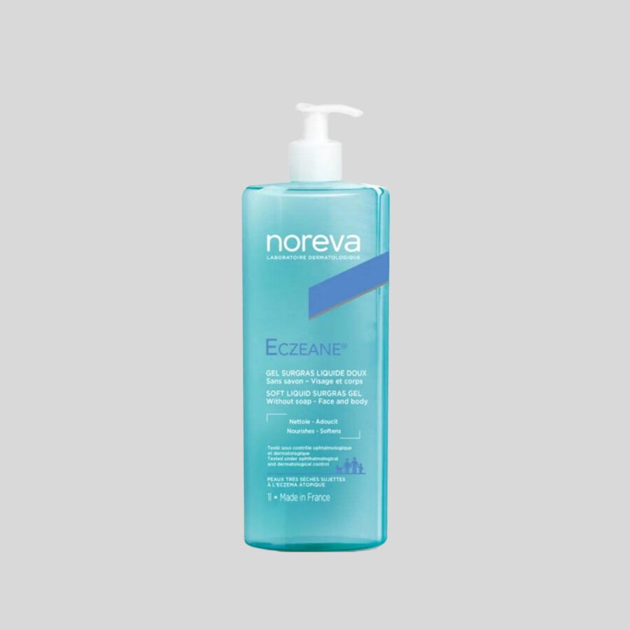 Noreva Eczeane Soft Liquid Surgras Gel kūno prausiklis, 1000 ml
