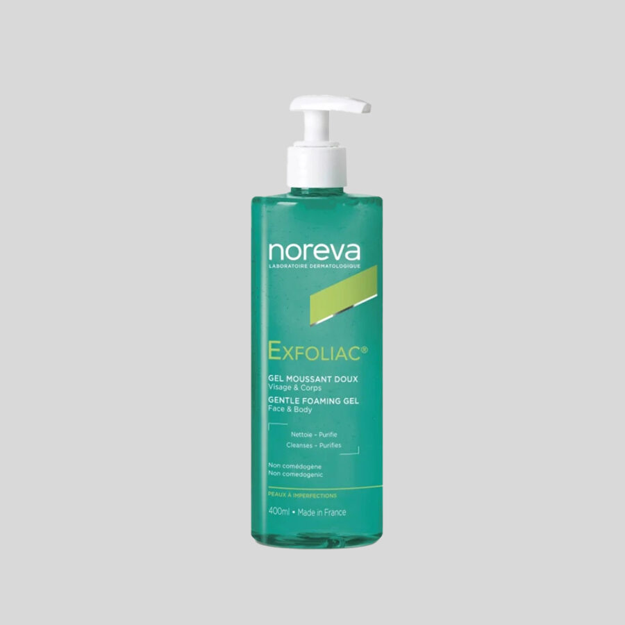 Noreva Exfoliac švelnus putojantis gelis, 400 ml