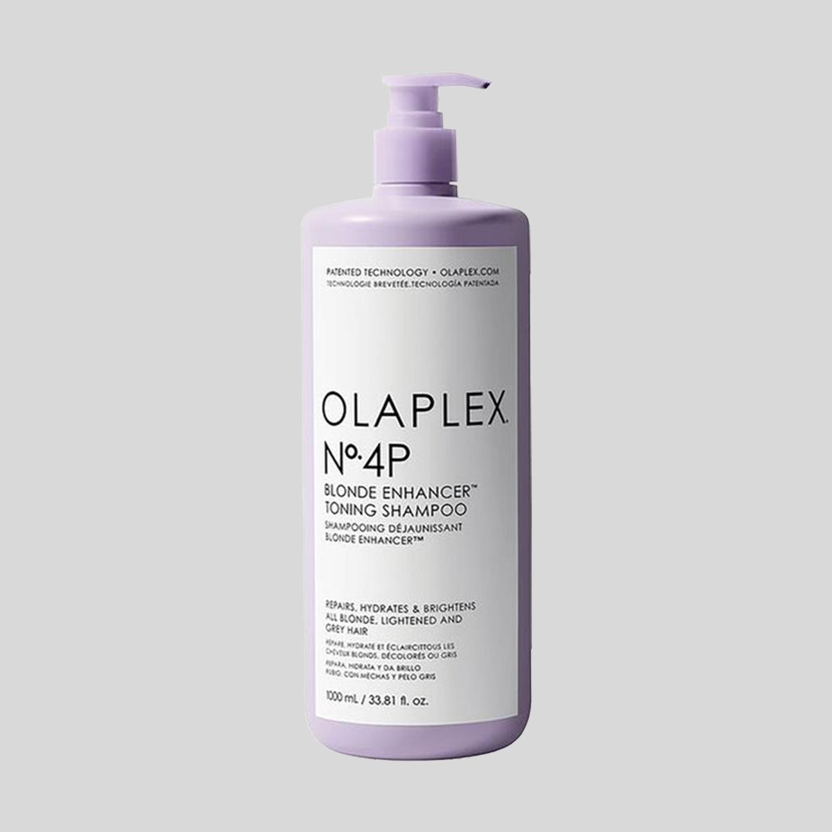 Olaplex No. 4P Blonde Enhancer tonuojantis šampūnas 1000ml