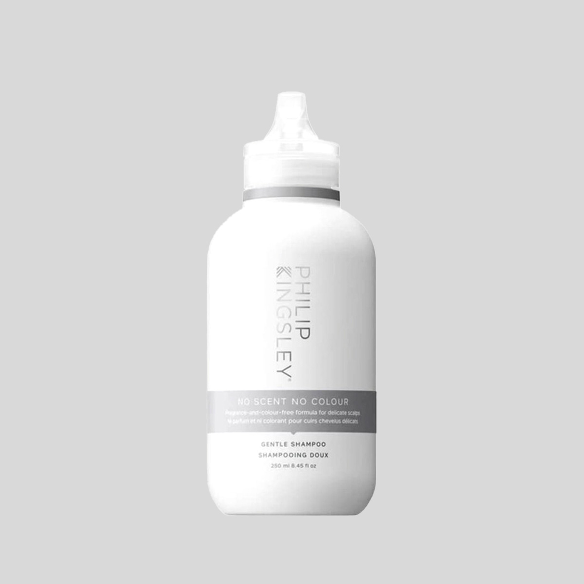 Philip Kingsley No Scent No Colour švelnus šampūnas jautriai galvos odai, 250 ml