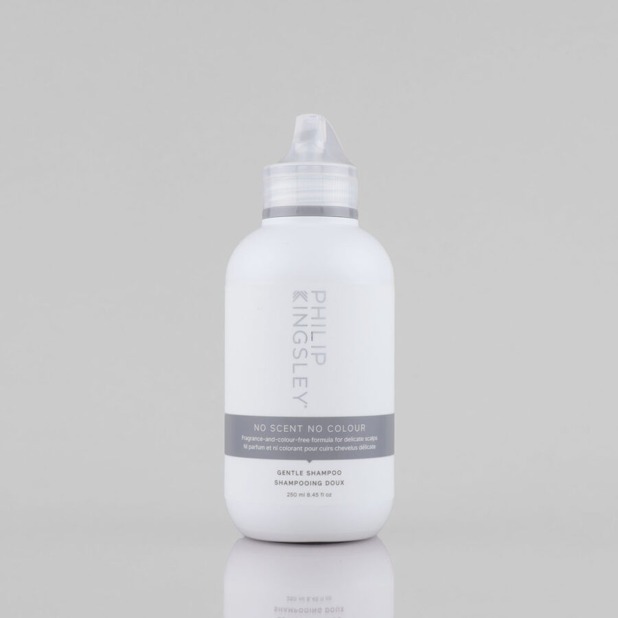 Philip Kingsley No Scent No Colour švelnus šampūnas jautriai galvos odai, 250 ml
