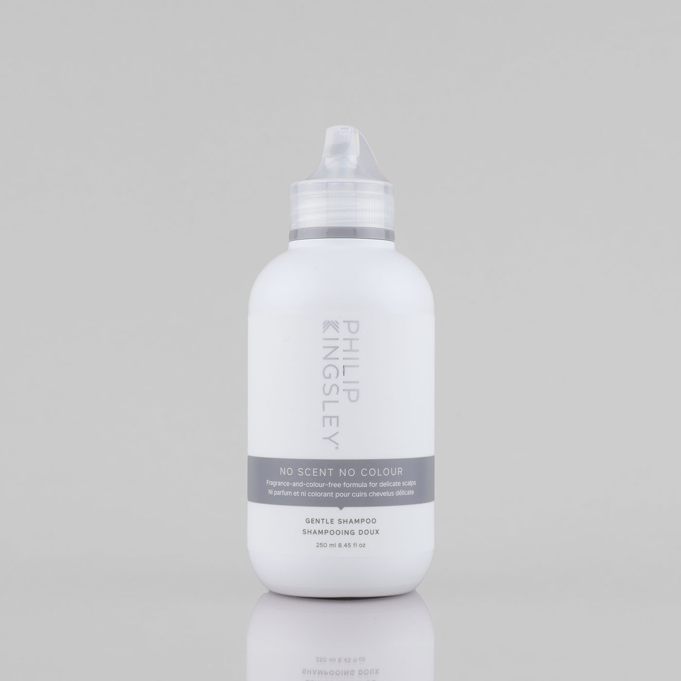 Philip Kingsley No Scent No Colour švelnus šampūnas jautriai galvos odai, 250 ml