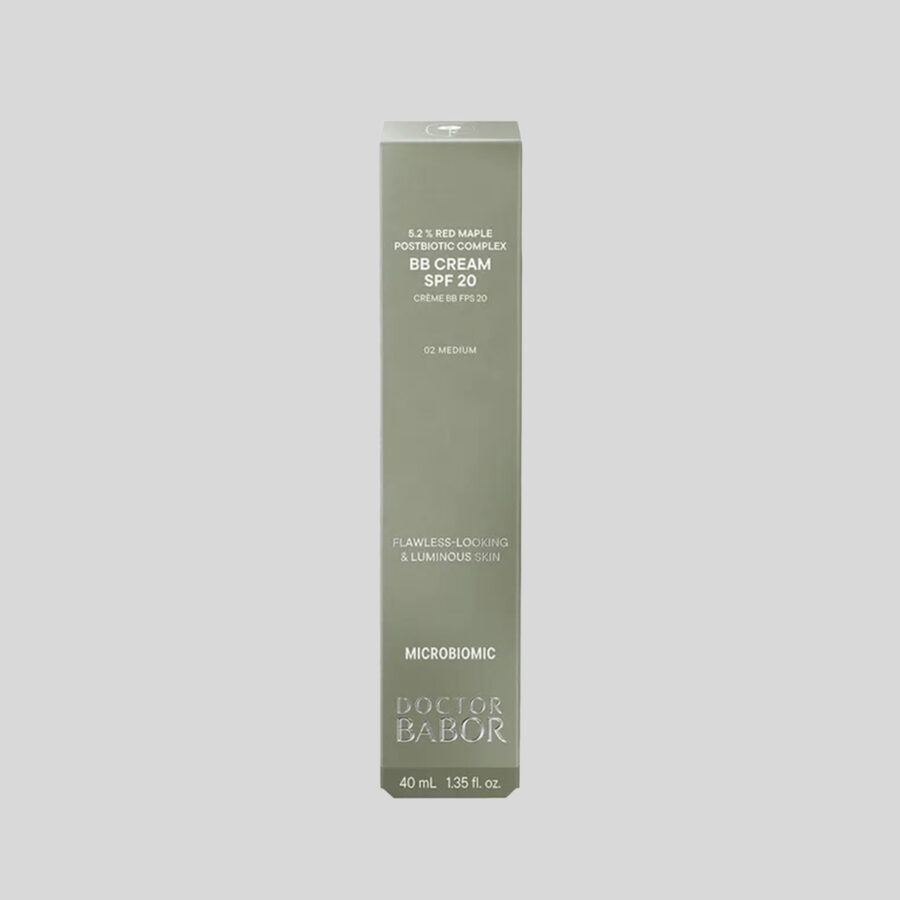 BABOR DOC Microbiomic Medium SPF20 BB kremas, 02 Medium, 40 ml