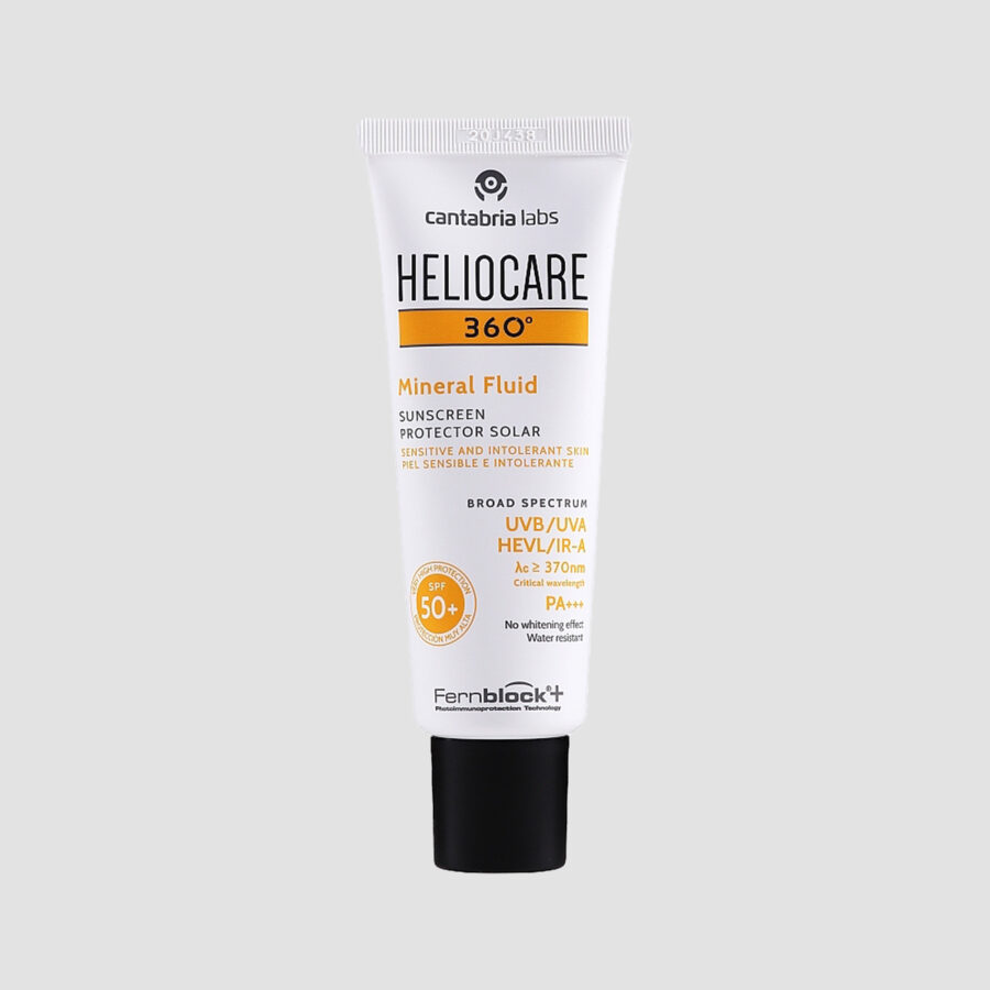 Cantabria Labs Heliocare 360 Mineral Fluid veido fluidas SPF 50, 50 ML