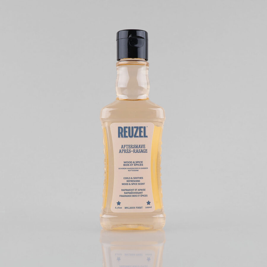 Reuzel Aftershave Wood & Spice vanduo po skutimosi, 200 ml