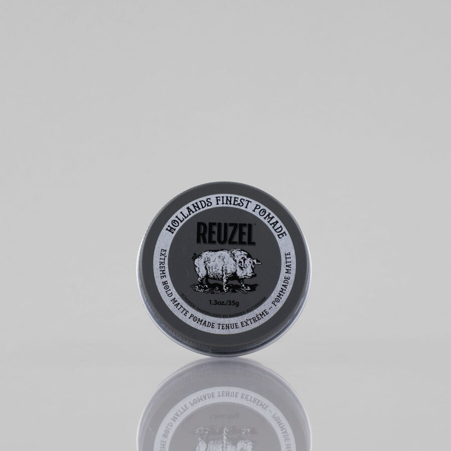 Reuzel Extreme Hold Matte Pomade itin stiprios fiksacijos, matinė plaukų pomada, 35 g